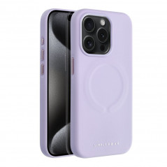 Apple iPhone 15 Pro Hülle Roar Leather Mag Elegant  MagSAFE  Lila (Purple) 