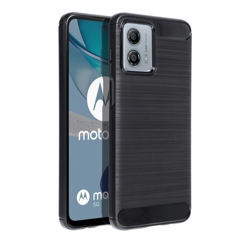 Motorola Moto G13 Hülle Carbon Elegant  Schwarz 