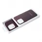 Apple iPhone 15 Plus Hülle Leather Mag Cover Elegant  MagSAFE  Dunkelviolett 