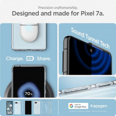 Google Pixel 7a Hülle Spigen Ultra Hybrid Kristallklar  Durchsichtbar 