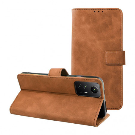 XIAOMI Redmi Note 12s Book Handytaschen TENDER Book Braun 