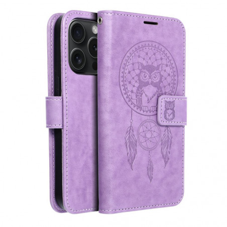 Apple iPhone 15 Pro Book Handytaschen MEZZO Book Traumfänger  Lila (Purple)