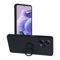 XIAOMI Redmi Note 12 Pro Plus 5G Hülle Silicone ring Schwarz 