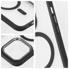 Apple iPhone 15 Pro Hülle Matte Mag Cove MagSAFE  Schwarz 