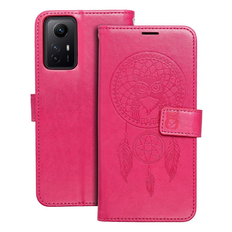 XIAOMI Redmi Note 12s Book Handytaschen MEZZO Book Traumfänger  Magenta 