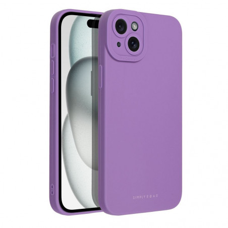 Apple iPhone 15 Plus Hülle Roar Luna Monochromatische, Stilvoll, Ein ästhetisches Accessoire  Lila (Violet)