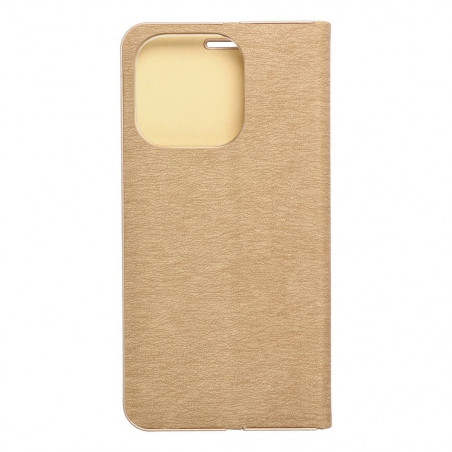 Apple iPhone 15 Pro Book Handytaschen LUNA Book Gold Elegant  Gold