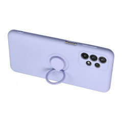 Samsung Galaxy A34 Hülle Silicone ring Lila (Violet) 