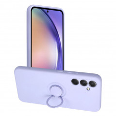 Samsung Galaxy A54 Hülle Silicone ring Lila (Violet) 