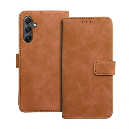 Samsung Galaxy A34 Book Handytaschen TENDER Book Braun 