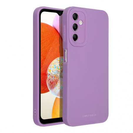 Samsung Galaxy A14 LTE Hülle Roar Luna Monochromatische, Stilvoll, Ein ästhetisches Accessoire  Lila (Violet) 