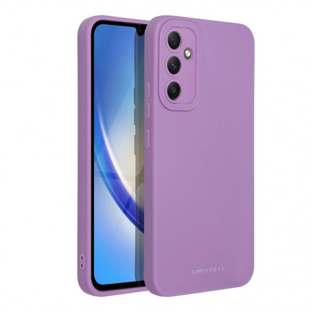 Samsung Galaxy A34 Hülle Roar Luna Monochromatische, Stilvoll, Ein ästhetisches Accessoire  Lila (Violet) 