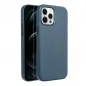 Apple iPhone 12 Pro Max Hülle Leather Mag Cover Elegant  MagSAFE  Indigoblau 