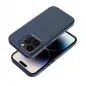 Apple iPhone 12 Pro Max Hülle Leather Mag Cover Elegant  MagSAFE  Indigoblau 