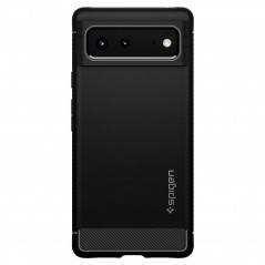 Google Pixel 6 Hülle Spigen Armor Kohlenstoff-Faser, Elegant  Schwarz