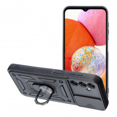 Samsung Galaxy A14 5G Hülle Slide Armor Schwarz 