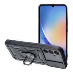 Samsung Galaxy A34 Hülle Slide Armor Schwarz 