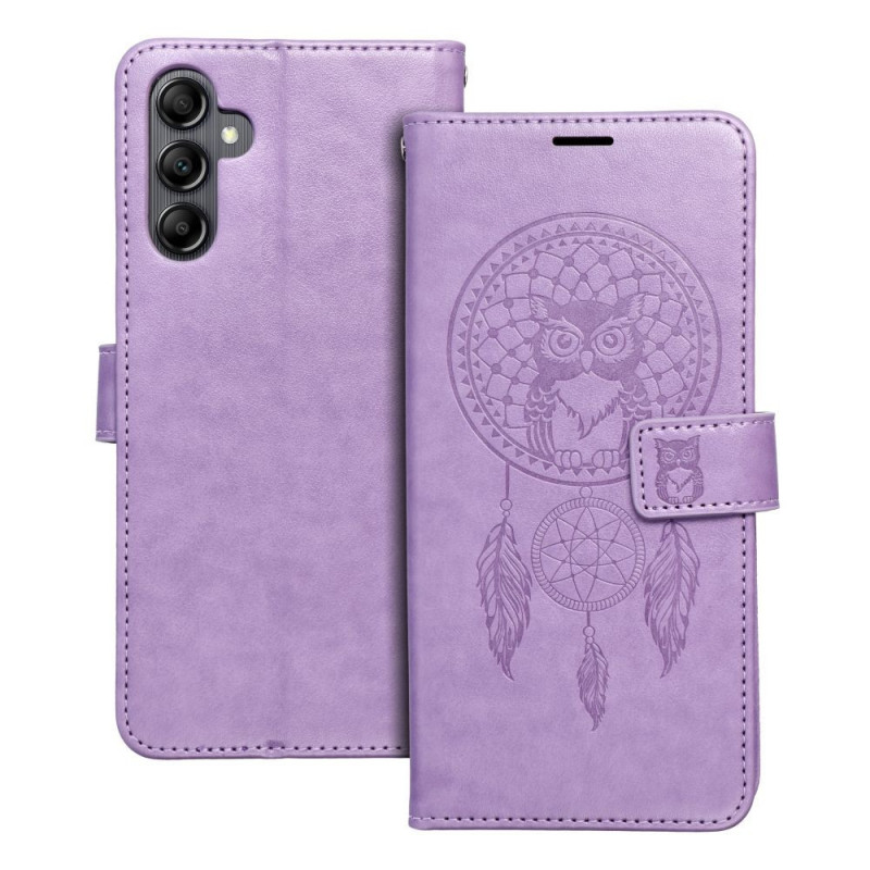 Samsung Galaxy A14 LTE Book Handytaschen MEZZO Book Traumfänger  Lila (Purple) 