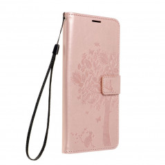 Samsung Galaxy A54 Book Handytaschen MEZZO Book Baum  Roségold 