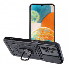 Samsung Galaxy A23 5G Hülle Slide Armor Schwarz 