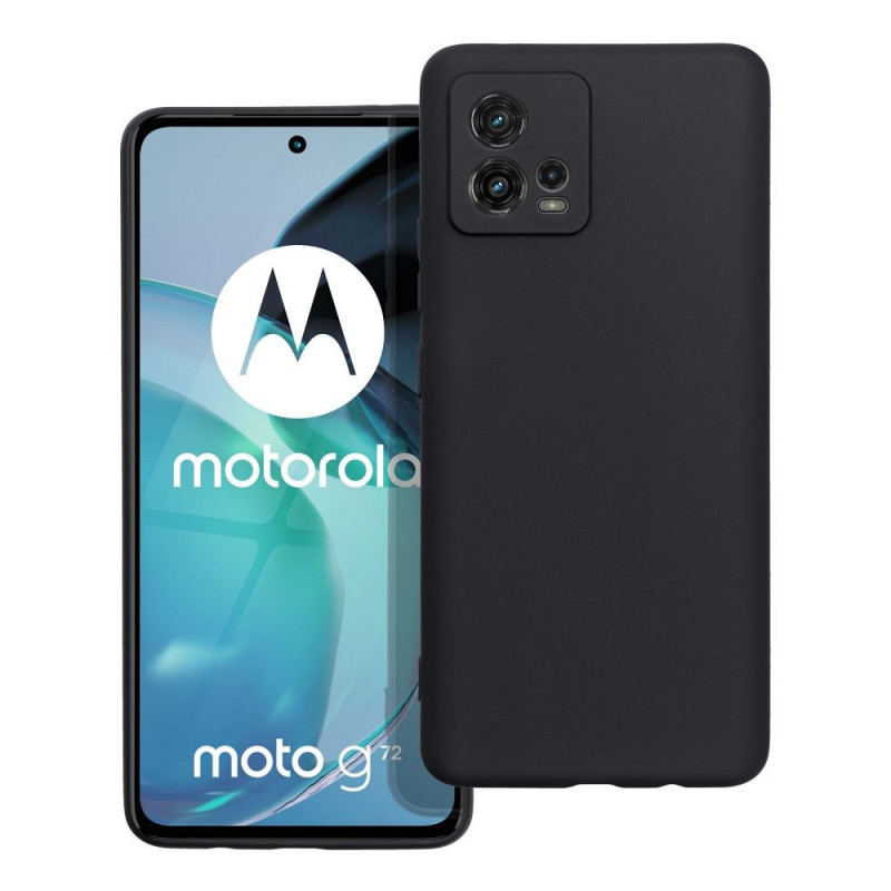 Motorola Moto G72 Hülle MATT Schwarz 