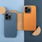 Apple iPhone XS Max Hülle Leather Mag Cover Elegant  MagSAFE  Indigoblau 