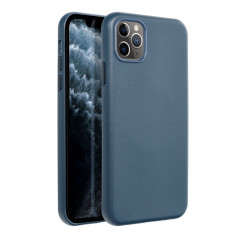 Apple iPhone 11 Pro Max Hülle Leather Mag Cover Elegant  MagSAFE  Indigoblau 