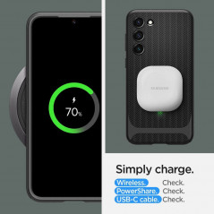 Samsung Galaxy S23 5G Hülle Spigen Neo Hybrid Schwarz 