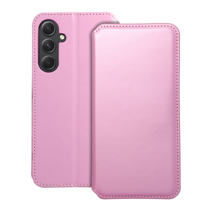 Samsung Galaxy A54 Book Handytaschen Dual Pocket book Hell-Pink 