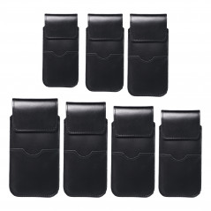 Apple iPhone 5 5S Universaletui, Gürtelholster ROYAL - Leather universal flap pocket Schwarz 