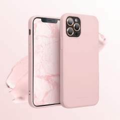 Apple iPhone 15 Plus Hülle Roar Space Monochromatische, Elegant  Rosa 