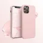 Apple iPhone 15 Plus Hülle Roar Space Monochromatische, Elegant  Rosa 