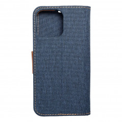 Apple iPhone 15 Pro Max Book Handytaschen CANVAS Book Navy blau 