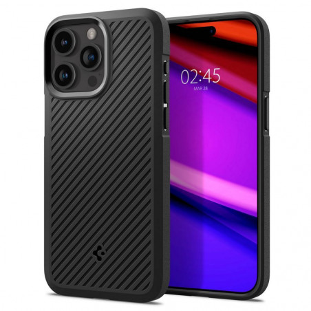 Apple iPhone 15 Pro Max Hülle Spigen Armor Elegant Schwarz