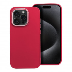 Apple iPhone 15 Pro Hülle FRAME Elegant  Magenta