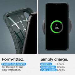 Samsung Galaxy S23 Plus 5G Hülle Spigen  Liquid Air Abgrundgrün 