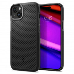 Apple iPhone 15 Plus Hülle Spigen Core Armor Elegant  Matt Schwarz