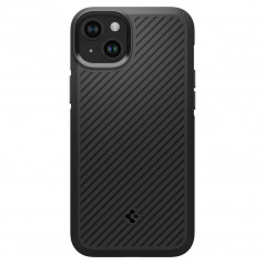 Apple iPhone 15 Plus Hülle Spigen Core Armor Elegant  Matt Schwarz