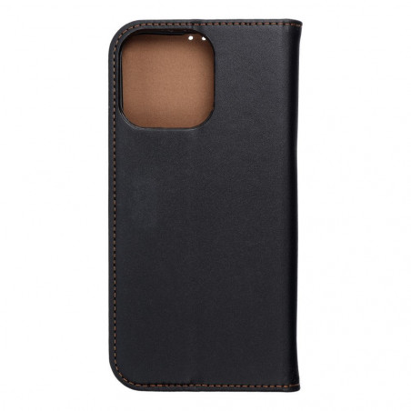 Apple iPhone 15 Pro Max Book Handytaschen Leather case SMART PRO Elegant  Schwarz