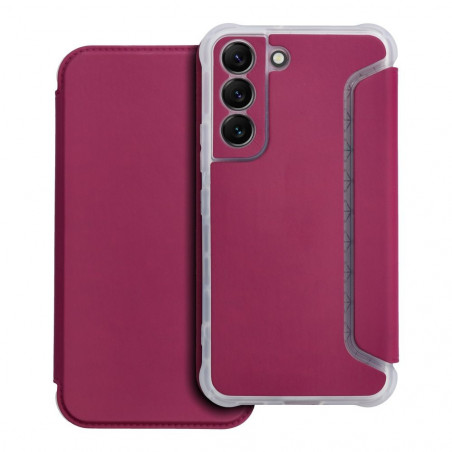 Samsung Galaxy S22 Book Handytaschen Piano Book Magenta