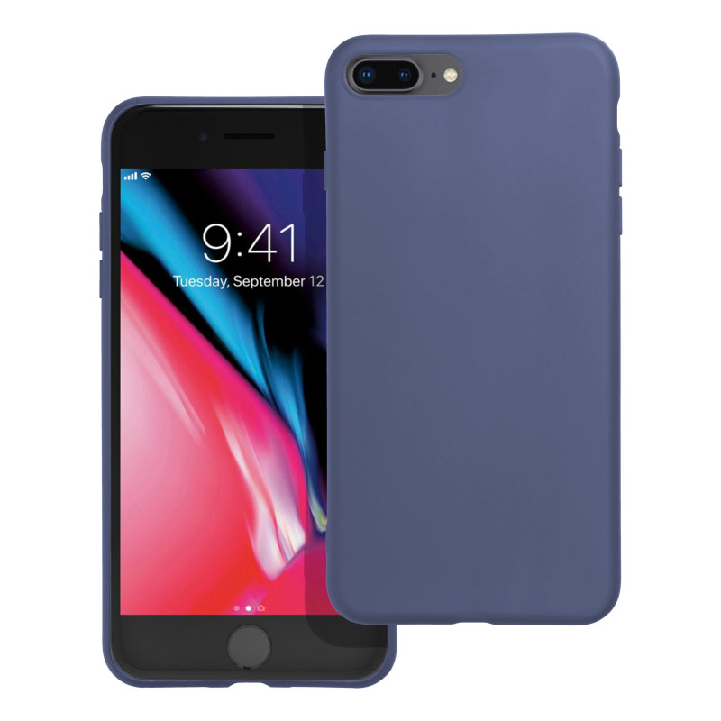 Apple iPhone 8 Plus Hülle MATT Blau 