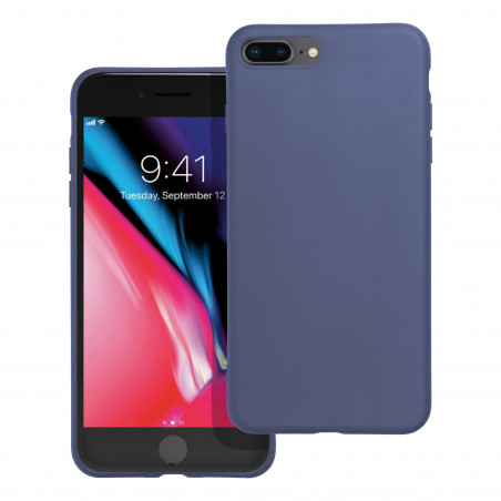 Apple iPhone 8 Plus Hülle MATT Blau 