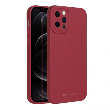 Apple iPhone 12 Pro Hülle Roar Luna Monochromatische, Stilvoll, Ein ästhetisches Accessoire  Rot 