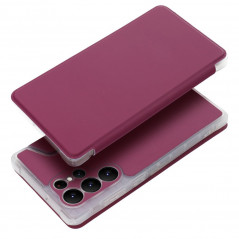 Samsung Galaxy S22 Ultra Book Handytaschen Piano Book Magenta