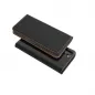 Samsung Galaxy S23 5G Book Handytaschen Leather case SMART PRO Elegant  Schwarz 