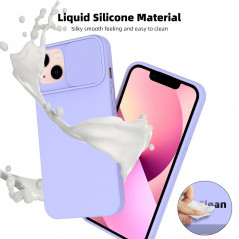 Apple iPhone XS Hülle Slide Lavendel 