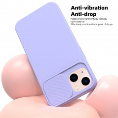 Apple iPhone XS Hülle Slide Lavendel 