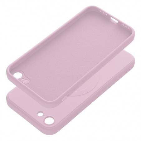 Apple iPhone 7 Hülle Silicone Mag Cover MagSAFE  Rosa 