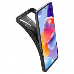 XIAOMI Redmi Note 11 Pro Plus 5G Hülle Spigen Armor Kohlenstoff-Faser, Elegant  Schwarz