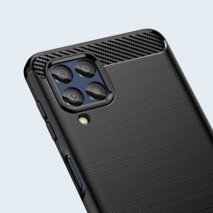 Samsung Galaxy M53 5G Hülle Carbon Elegant  Schwarz 